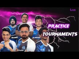 FREEFIRE LIVE ESPORTS TOURNAMENT| PRACTICE CUSTOM ROOM LIVE!@ROCKY & RDX @TG FozyAjay @Total Gaming