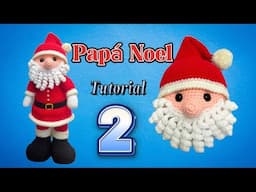 Papá Noel tejido a crochet paso a paso 2parte.