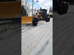 Veekmas RG 286 Grader in Snow and Ice Removal #shorts #Grader #snowremoval #roadmaintenance #oslo