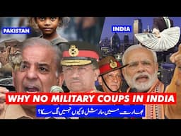 Why India Avoids Martial Law While Pakistan Faces It | Urdu/Hindi