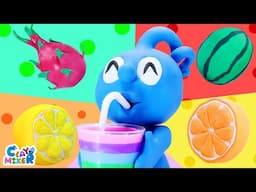 🍇🍌Colorful Fruit Juice Song🥝 🍬 Nursery Rhymes & Kids Songs