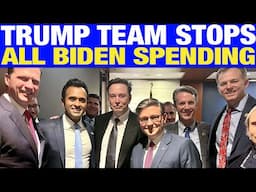 🔥 Breaking: Trump Team STOPS BIDEN SPENDING, Trump PAUSES Tariffs, Elon Trump SHUTDOWN USAID