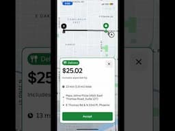 Risky Uber Eats Order! Accept Or Decline? #ubereats  #money #gigdriver