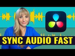 How to Sync MULTIPLE AUDIO FILES FAST DaVinci Resolve 19