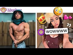 FUNNIEST FLEXING ON GIRLS MOMENTS | AESTHETICS ON MONKEY PT 11