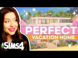 Building the PERFECT Luxury Vacation Home in The Sims 4