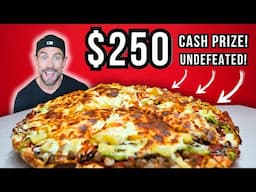 CAN I FINISH THE WORLD'S THICKEST 11LB PIZZA? $250 CASH PRIZE | EPIC FOOD CHALLENGE IN CLEARWATER BC