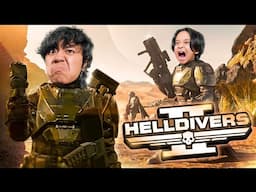 Playing HELL DIVERS 2 w/ my Lil Brother!!!