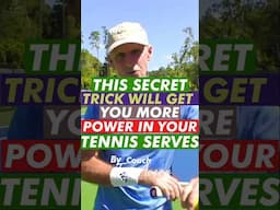 This Secret Trick Will Get You More Power In Your Serves #shorts #tennis #serves #federer #djokovic