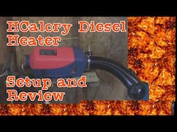 8kw Hcalory F1S Diesel Heater Unboxing, Setup, and Review. High Altitude