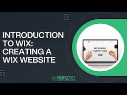 Introduction To Wix: Creating a Wix Website | Wix | Wix Tutorial | Build a Website