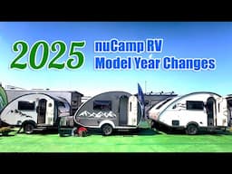 2025 nuCamp model year changes: teardrop trailers