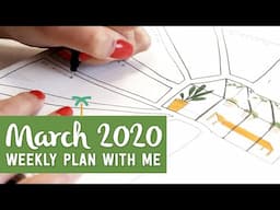 PLAN WITH ME - March 2020 Bullet Journal Setup