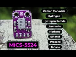 Harmful Gas Detection & Measurement using MiCS-5524 Air Quality Sensor & Arduino