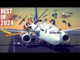 Best Airplane Crashes Compilation of 2024 | Besiege