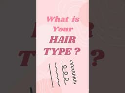 Which of the 4 hair types do you belong to? 🌹 #shorts #hairtypes #haircare