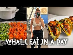 WHAT I EAT IN A DAY TO LOSE FAT (High Protein & Healthy)