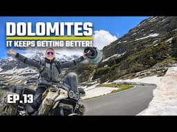 BETTER AND BETTER! Mortirolo, GAVIA, Torri di Fraele, Cancano - DOLOMITES motorcycle trip (S5-EP13)