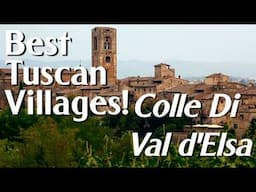 Beautiful Tuscany Village: Colle Di Val d'Elsa! #travel #vlog #italy