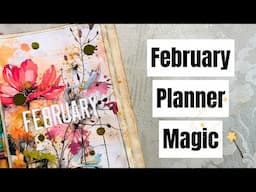 February Planner Setup/Plan & Create With Me