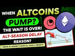 🛑 When ALTCOINS Will PUMP? | Altcoins CRASHING HARD - Reason? | 1 New AI Agent Coin | Bitcoin Crash