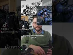 Adam Smasher vs Space Marine? Cyberpunk 2077 vs Warhammer 40k #gaming #fight #warhammer40k #scifi