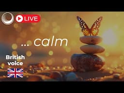 🔴 Continuous 24/7 ANXIETY RELEASE Meditation for sleep or relaxation - British Voice