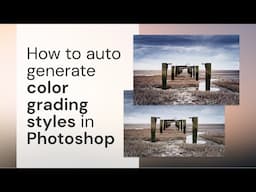 How to auto generate Color Grading styles in Photoshop