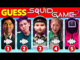 Guess Squid Game 2 Characters by Voice & Emojis ~ Squid Game Season 2 Quiz | Thanos, Player 456