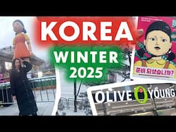 Winter 2025 Korea Travel Vlog 🇰🇷 Trending Korean Skincare,  Squid Game 2, Must-visit Places & Food!