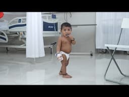 Brave & Cute! Child Going Under General Anesthesia