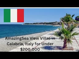 Amazing Sea View Villas in Calabria, Italy for Under 200,000 USD