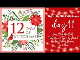 12 Days of Stitchmas: Day 11 - Would a Mattress Finish & Stand Up Together Work?