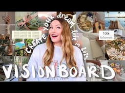 How to Make a Vision Board for 2025⭐️ create & achieve your goals through the law of attraction