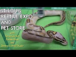 REPTILE EXPO AND PET STORE VLOG with Tarantula Kat, Emilee Rose, and Jeremy's Wild Studio