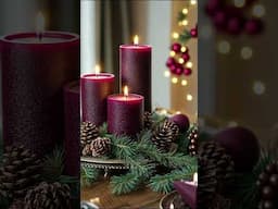 Candle home decor #candle #homedecorideas #chrismasdecoration