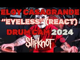 REACT: ELOY CASAGRANDE - "EYELESS" (DRUM CAM 2024) // AMASSOU ATÉ O PRATO...