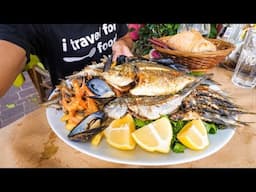 HUGE Seafood Platter in Crete, Greek Islands!