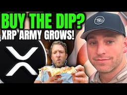 🚨 XRP ARMY BUYING THE DIP!  XRP RIPPLE NEWS TODAY!