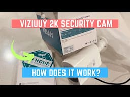 I Tested a Solar-Powered Wireless Security Camera (VIZIUUY 2K)