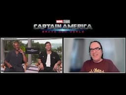 Anthony Mackie y Danny Ramírez hablan de sus papeles estelares en CAPTAIN AMERICA: BRAVE NEW WORLD