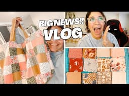 I Have BIG News!! Chill, Sewing And Knitting Days | VLOG 2025