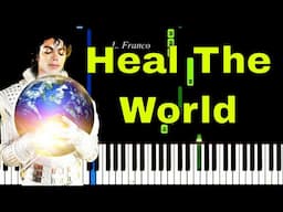 Michael Jackson - Heal The World | EASY Piano Tutorial