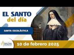 Santo de Hoy l 10 de Febrero 2025 l Santa Escolastica