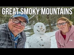 Extreme Cold Weather Freezes the Great Smoky Mountains National Park / Little River Road The Sinks