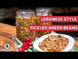 How to make pickled green beans