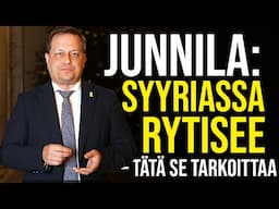 Junnila: Syyria kaaoksessa, jihadistiryhmittymä kaataa Assadin hallintoa