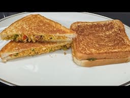 10 நிமிடத்தில் சுட சுட பிரட்சாண்ட்விச் /Bread Sandwich recipe in Tamil/Easy snacks/10 mins Breakfast