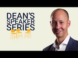 Dean's Speaker Series | David Sabow | Head of Technology & Healthcare, HSBC Innovation Banking