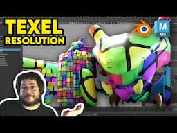 Texel Resolution for your 3D Assets Explained